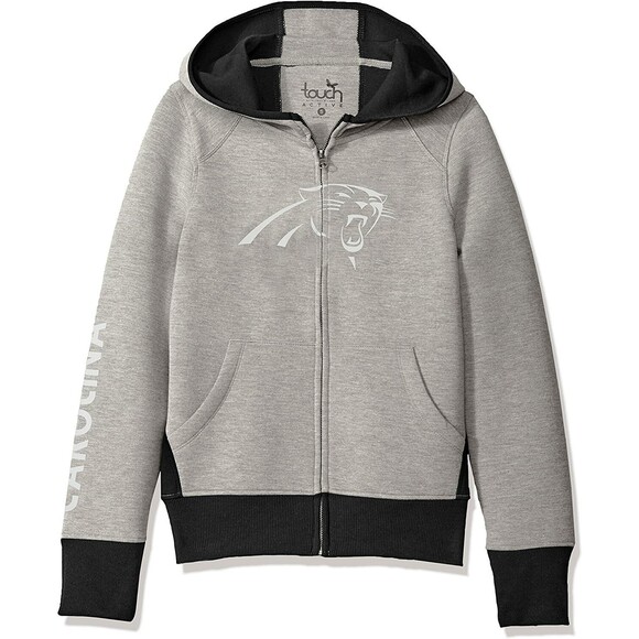 Carolina Panthers Women's Rush Full Zip Hoodie Touch by Alyssa Milano SMALL 4/6 - Picture 1 of 1